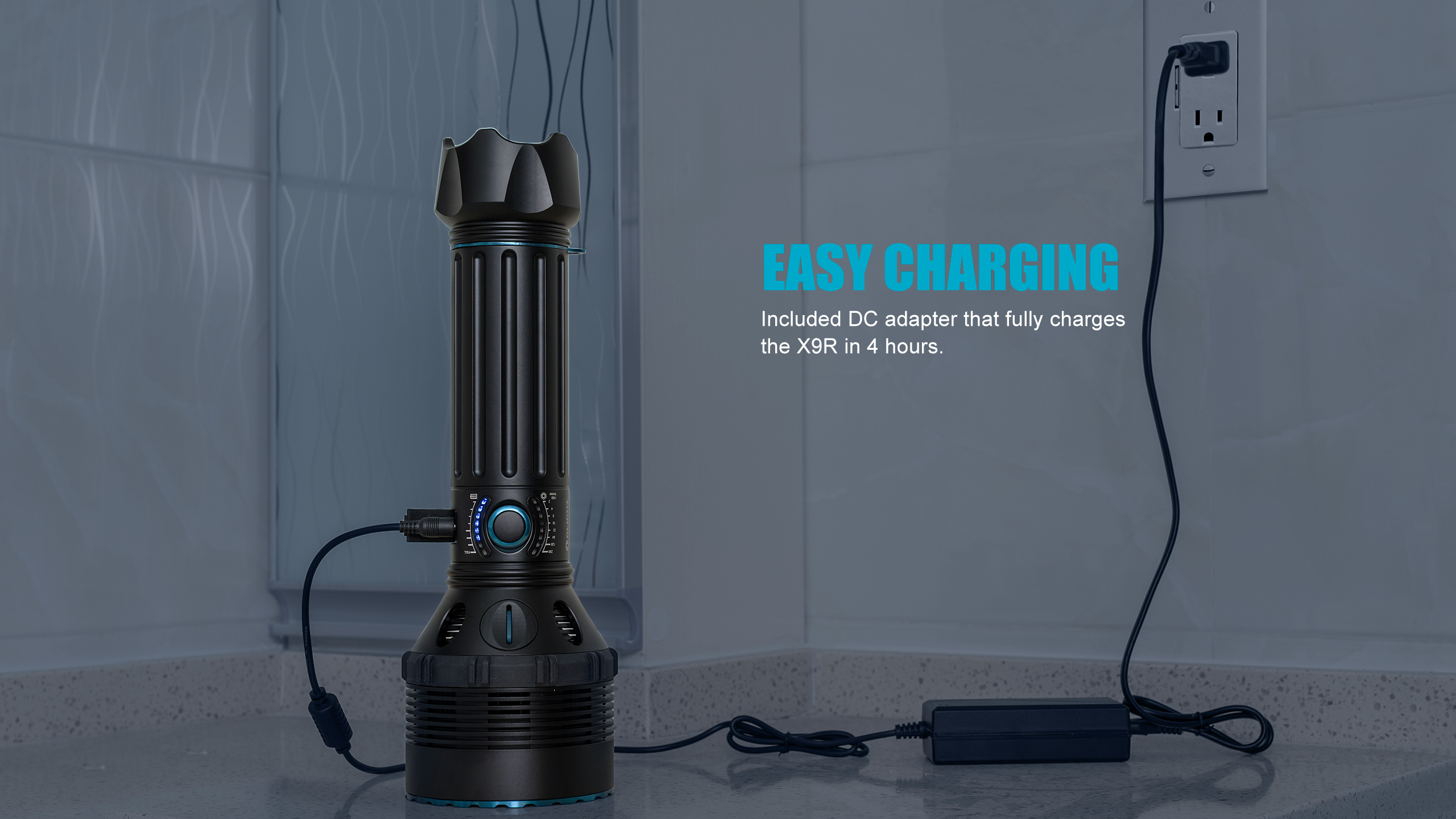 X9R Brightest Flashlight Easy Charging