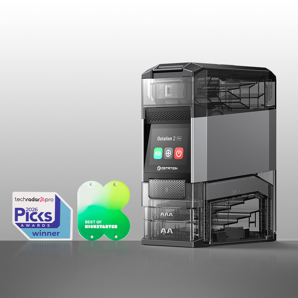 Olight Ostation 2 Pro Black Multi-functional Charging and Storage Station for various battery types.