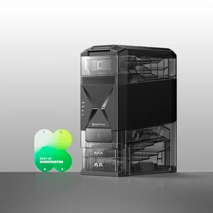 Olight Black Ostation 2 Multi-Function Battery Organizer and Charger for Home or Office