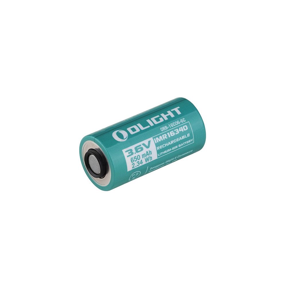 Olight IMR 16340 550mAh/650mAh/RCR123A Battery