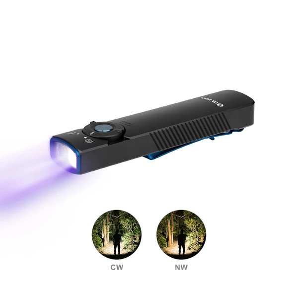 Arkfeld UV&White light dual light source EDC flashlight