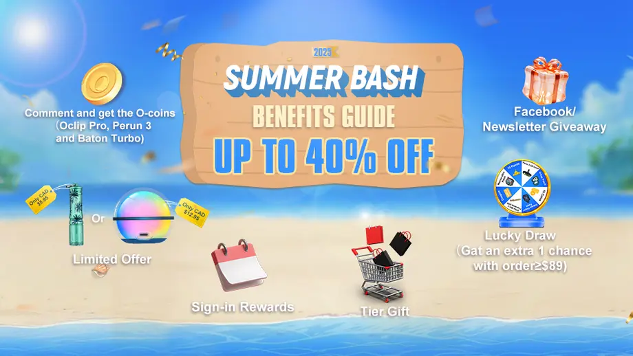 2025 Summer Bash Benefits Guide: Up to 40% off sales, giveaways, limited offers, lucky draw, and rewards.