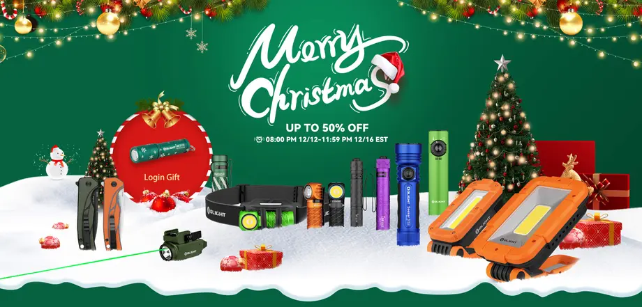Christmas Sale|Let Olight Santa fulfill your wishes for Christmas!