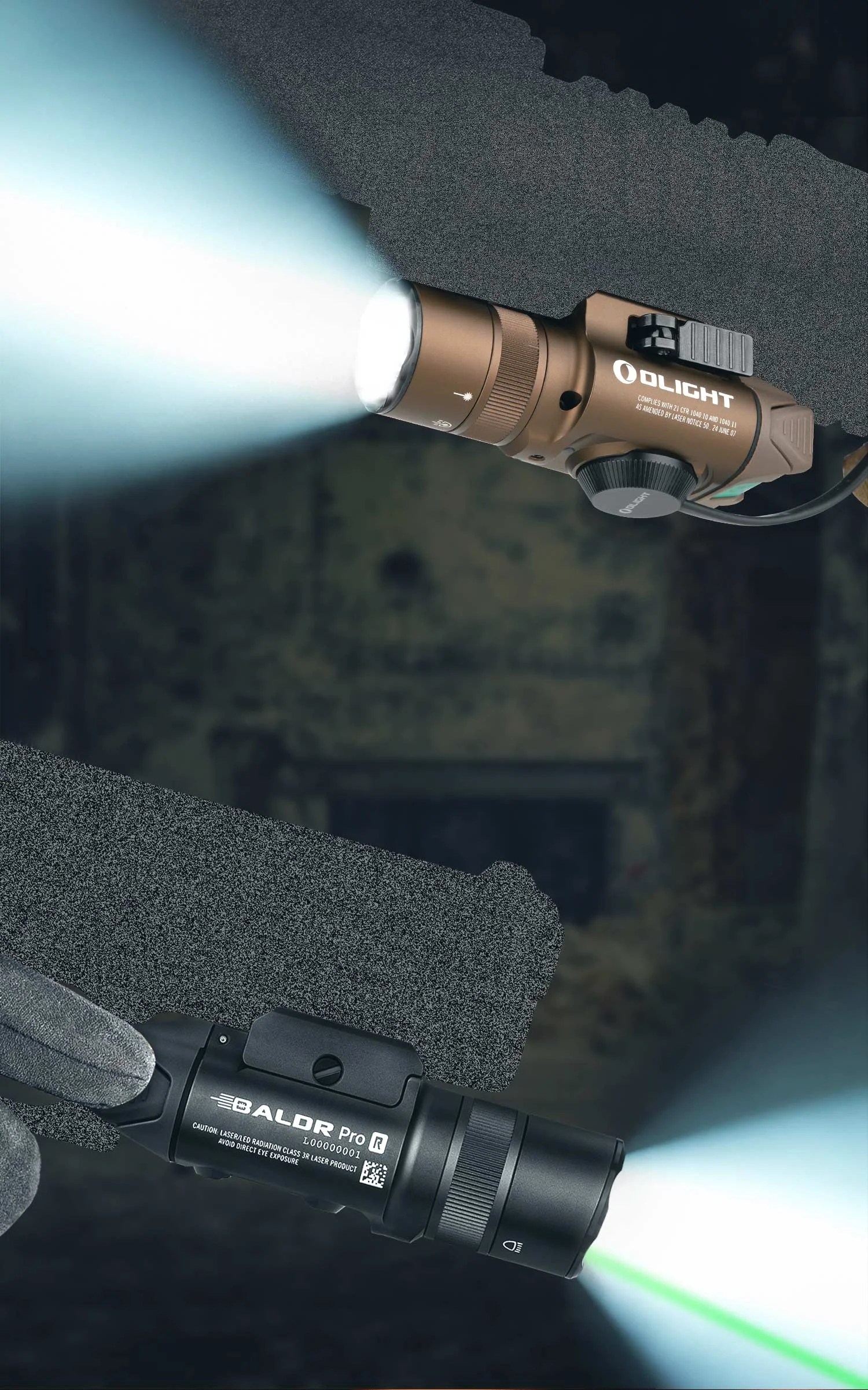 Shop Rail Mount Tactical Flashlight Olight Baldr Pro R