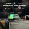 Olight Black Osight K Green Dot Sight with Side-Loading Battery and RMSc Footprint for Precision Shooting
