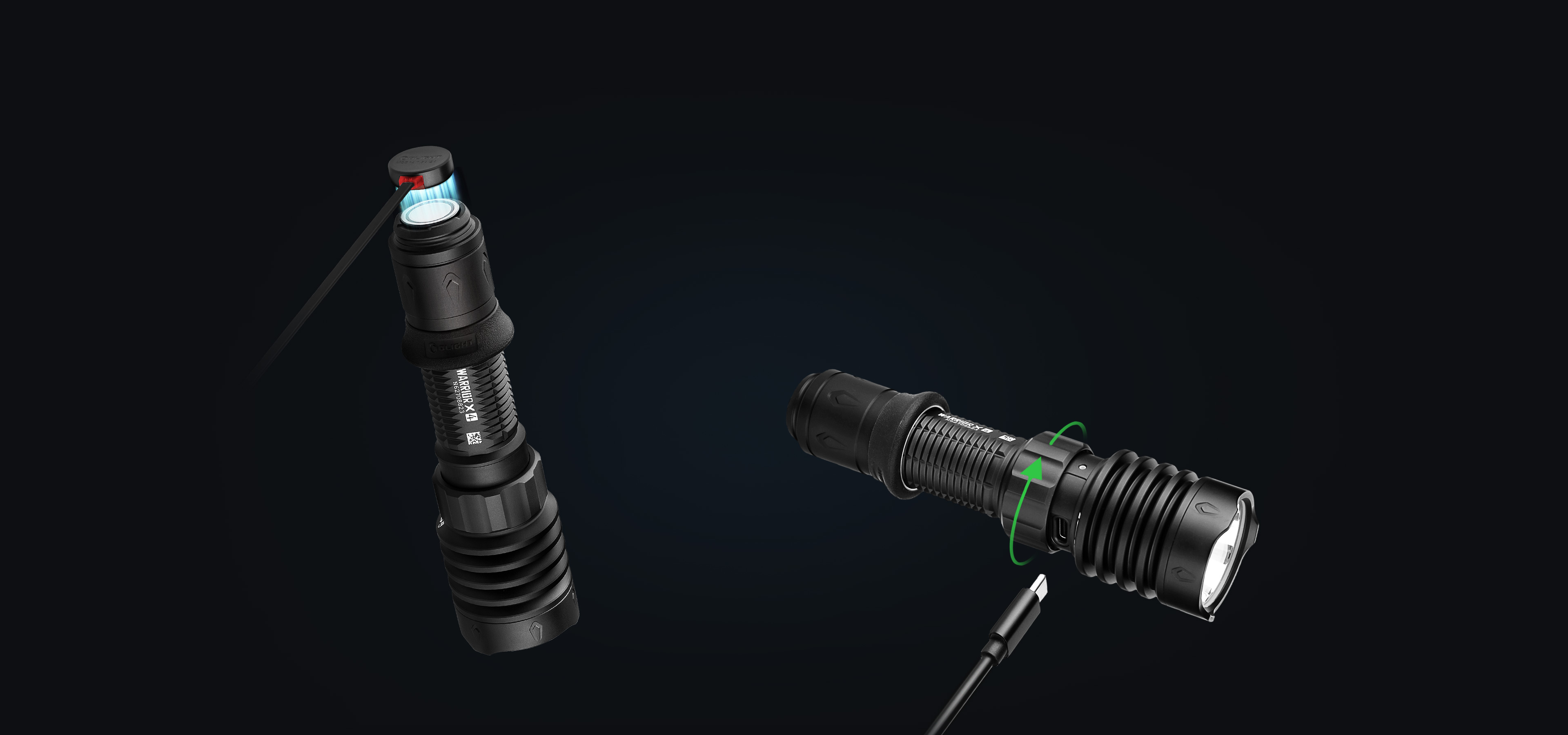 Olight Warrior X 4 High-Performance USB-C Rechargeable Tactical
