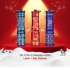Olight i3E EOS flashlights in blue, red, and purple random colors, limited edition, for Christmas.