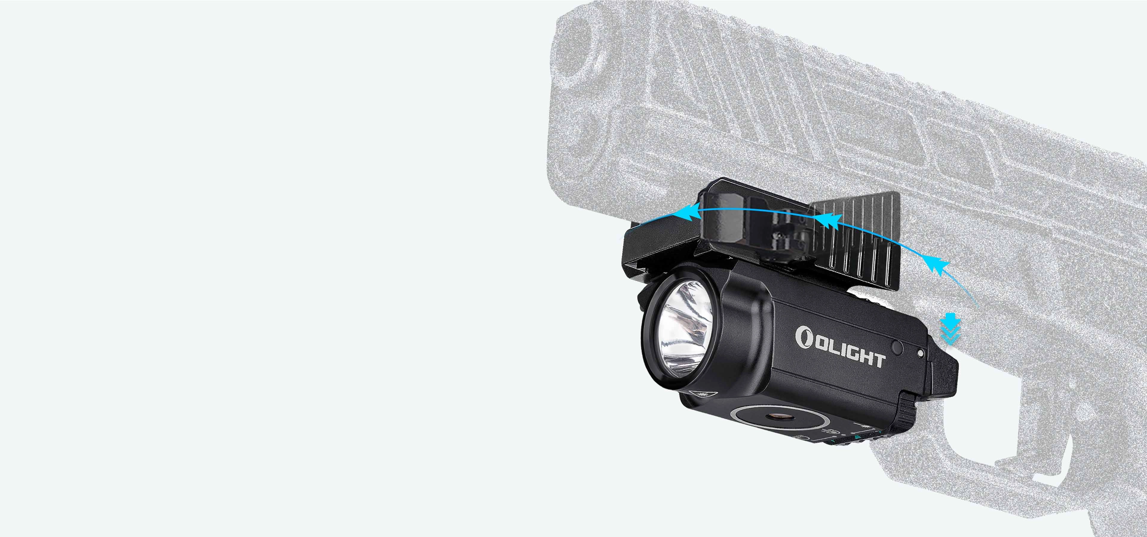 Olight Baldr Mini Tactical Light LED Green Laser Rechargeable