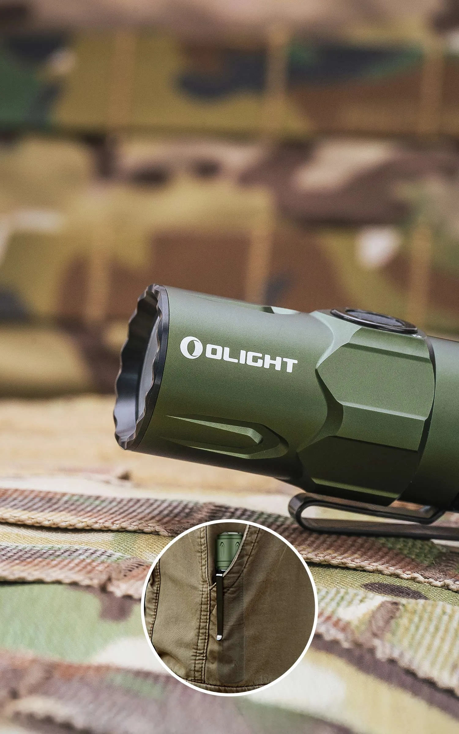 Olight Warrior 3S: 2300 Lumen Powerful Tactical Flashlight