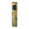 Olight Zombie Green ArkPro Flat Flashlight Front View with Claw Scratch Design and Selector Dial for EDC and Outdoor Use