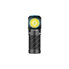 Olight Black Perun 3 Mini Headlamp Front View with CCT 5700-6700K for hands-free illumination
