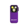 Olight Purple Oclip Pro Front View with Multi-LEDs and Logo for Everyday Carry and Illumination