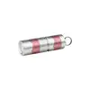 Olight Silver i1R 2 Pro Keychain Flashlight with Red Wave Pattern and Key Ring for Everyday Carry and Emergency Use