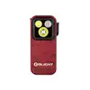 Olight Red Oclip Pro Front View with Multi-LEDs and Textured Casing for Everyday Carry and Illumination