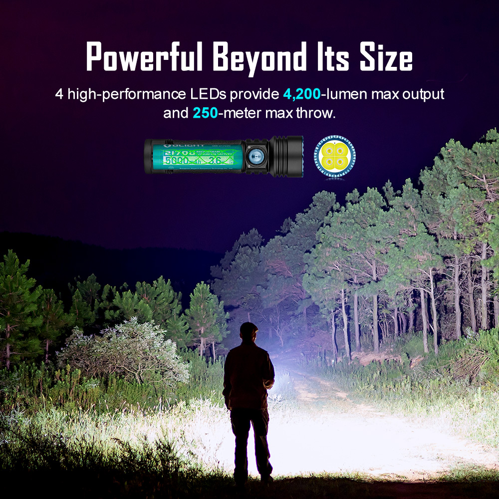 Olight Seeker 3 Pro EDC Rechargeable bright flashlight - Olight Canada