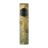 Olight ArkPro Zombie Green EDC Flashlight Front View with Scratch and Handprint Pattern for Outdoor Use