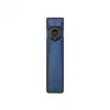 Olight Blue Arkfeld Ultra multi-functional flashlight, front view, with UV, laser, and white light for everyday carry.