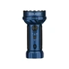 Blue Olight Marauder Mini flashlight, a powerful LED handheld light for tactical and outdoor use