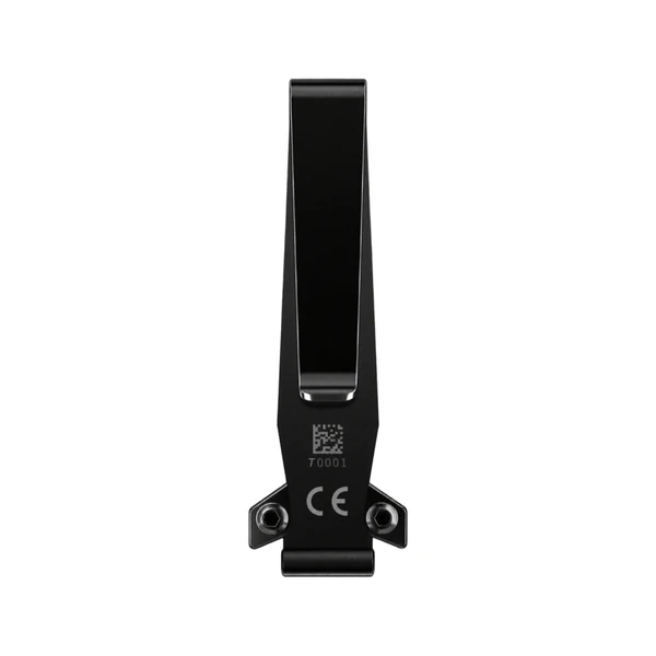 Olight Black Metal Pocket Clip Accessory with Mounting Screws and CE Marking for Flashlight Everyday Carry Use