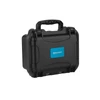 Black hard case with handle, Olight logo on blue label, rugged portable storage box.