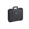 Black rugged hard case with "X9R Marauder" logo and handle.