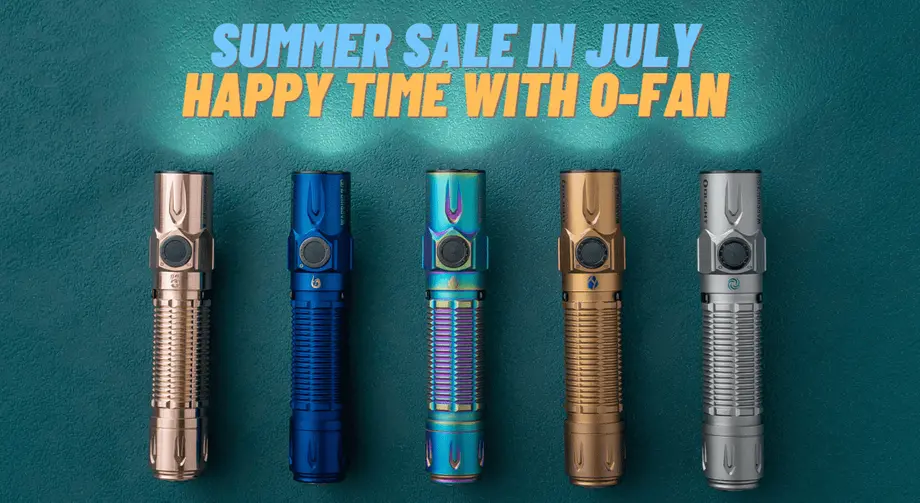 Summer Sale in July, Happy Time with O-fan