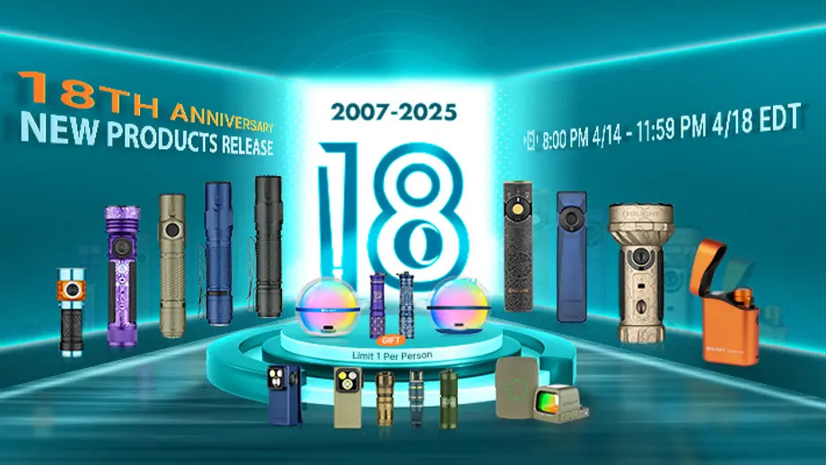 Olight Turns 18: Meet the O-Aluminum Titans Redefining Lighting