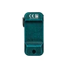 Olight Teal Oclip Pro S Clip-On Light Back View featuring Textured Durable Metal Finish and CE Certification Mark