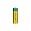 Ostation B Pro rechargeable Ni-MH battery in gold and green, vertical view, white background.