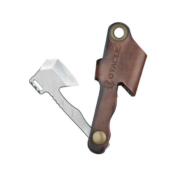 Otacle A1 Nano Damascus Keychain Hatchet - Olight Canada