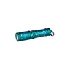 Olight Teal I3E EOS Flashlight Side View with Starry Design and Keychain Ring for Everyday Carry
