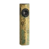 Olight Zombie Green Gold ArkPro Flat EDC Flashlight Front View with Laser UV Light and Circular Selector for Everyday Carry