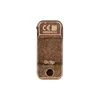 Oclip compact metallic USB drive/key fob with distressed copper finish, CE marked.
