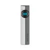 Olight Silver and Gray ArkPro Lite front view with blue control button, offering multi-function UV and LED light for everyday carry.