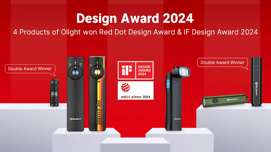 Innovation and Design Excellence: Olight Wins Red Dot and IF Design Awards