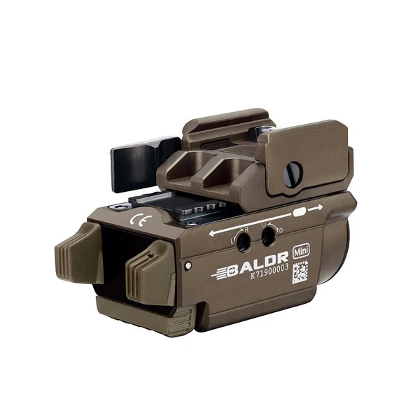 Baldr RL Mini Desert Tan Compact Tactical Flashlight Bundle 600