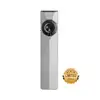 Olight Arkfeld Pro limited edition titanium flat EDC flashlight with green laser and UV light on white background