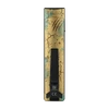 Olight Gold and Green ArkPro Flashlight Back View with Distressed Pattern and Black Pocket Clip for EDC Use