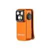 Olight Orange Oclip Pro S front view with dual main lights and RGB/UV modes for everyday carry and utility