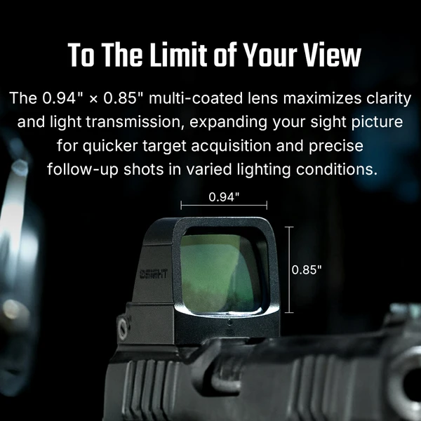 Olight Osight X green multi reticle pistol sight magnetic charging