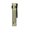 Olight OD Green Baton Ultra flashlight with textured grip, pocket clip and USB-C port for everyday carry