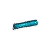 Olight Teal I3E Keychain Flashlight Side View with Starry Design for Everyday Carry and Illumination