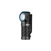 Olight Black and Blue Perun 3 Mini Headlamp with Textured Body and Pocket Clip for Hands-Free Illumination