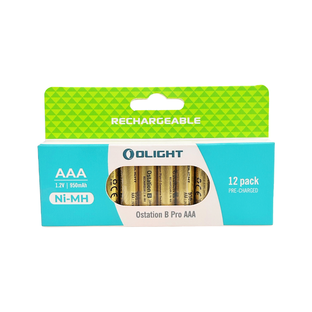 Olight 950mAh battery (AAA Battery 12pcs/pack)
