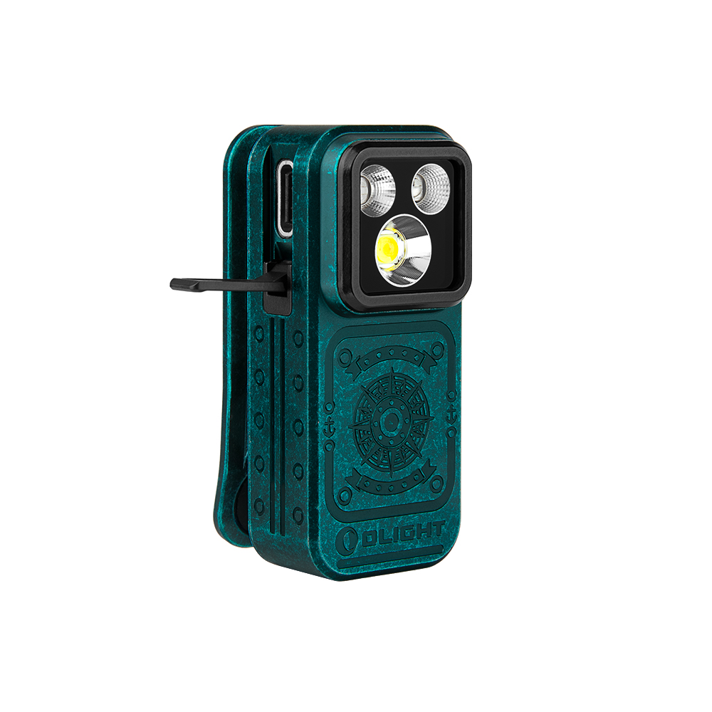 Oclip Pro S 5 in 1 EDC Clip Flashlight UV RGB Magnetic Light