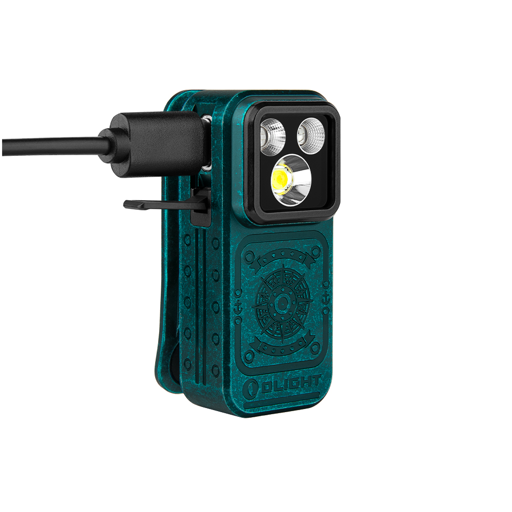 Oclip Pro S 5 in 1 EDC Clip Flashlight UV RGB Magnetic Light