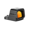 Black QSight reflex sight with an orange-tinted lens and adjustment dials on a white background