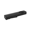 Olight Black ArkPro Flat EDC Flashlight Rear View with Pocket Clip and Magnetic Tail for Everyday Carry