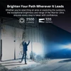 Olight Warrior Ultra Flashlight 2500 Lumens High Power Beam Illuminating Outdoor Building for Search and Rescue Use