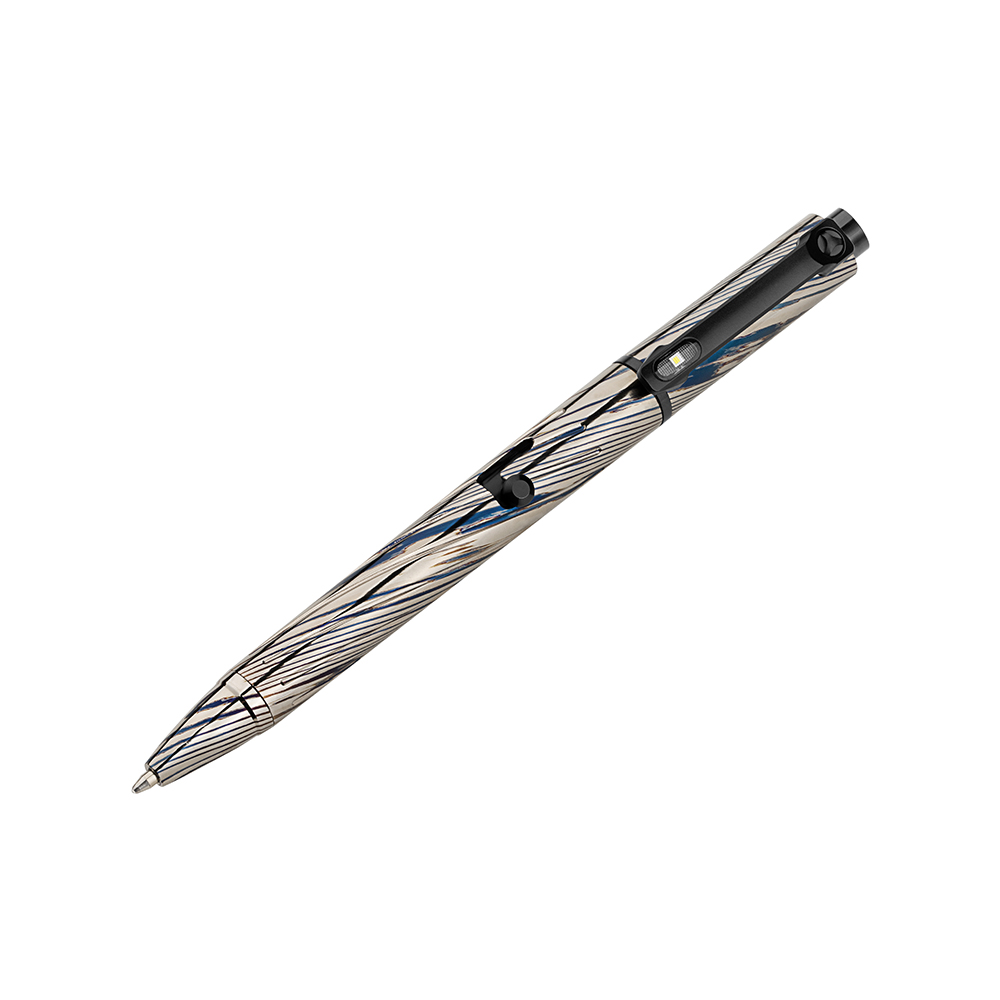 Olight OPen Pro Zirconium Damascus Dark Space Silver EDC penlight